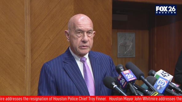 Houston mayor speaks on resignation of Houston police chief