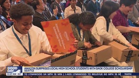 Amazon surprises local high school students with $40k college scholarship