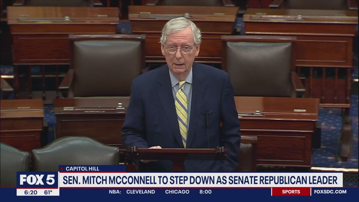 Mitch McConnell to resign as Senate Republican leader in November