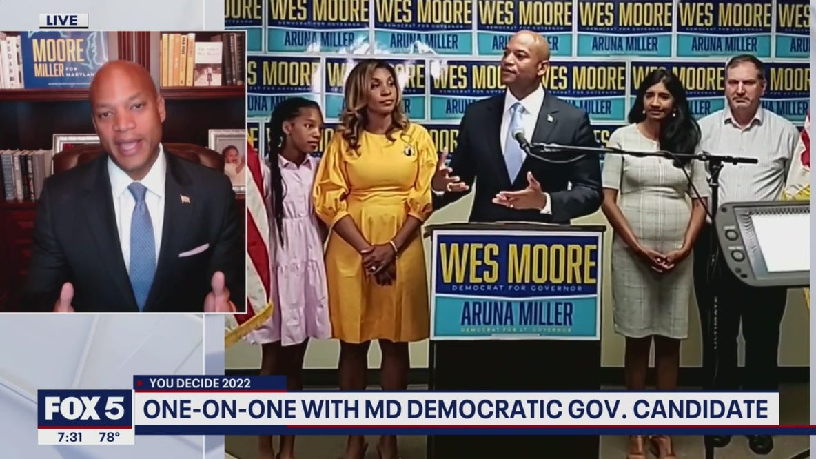 One on one with Maryland Democratic Governor Candidate Wes Moore