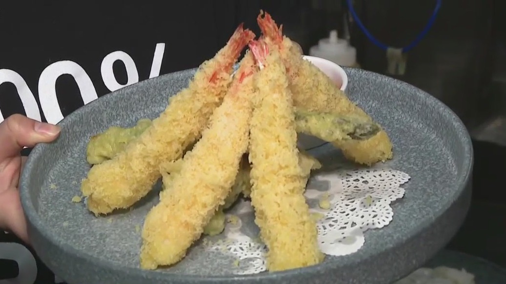 Tempura Shrimp at Kawa Japanese Restaurant