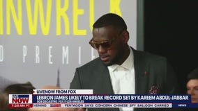 Lebron James to break Kareem Abdul-Jabbar's all-time record
