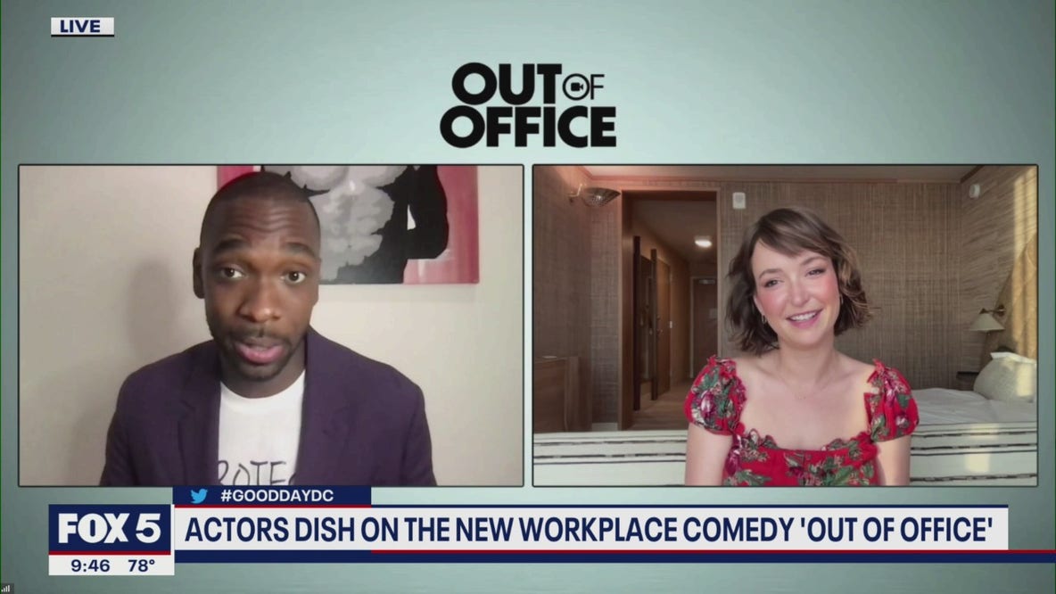 Jay Pharoah, Milana Vayntrub join Good Day DC to talk new film "Out of Office"