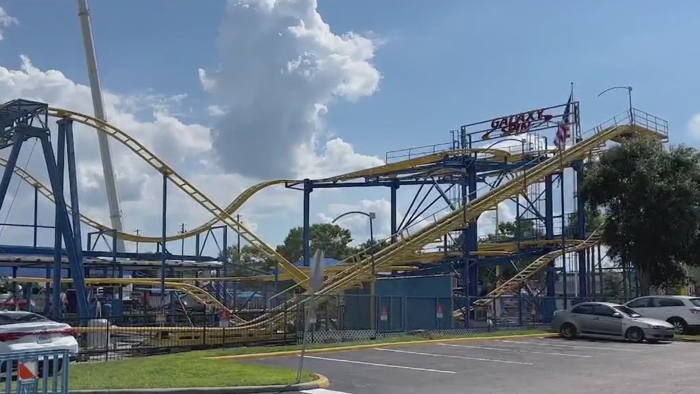 Boy falls from coaster at amusement park