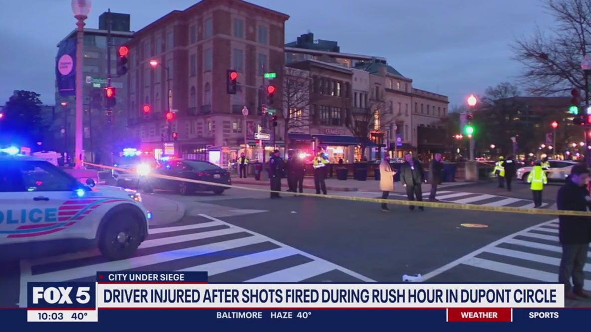 Driver injured in shooting near Dupont Metro Station