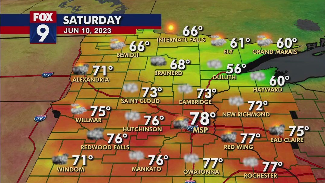 MN weather: Scattered storms, sunny by Sunday