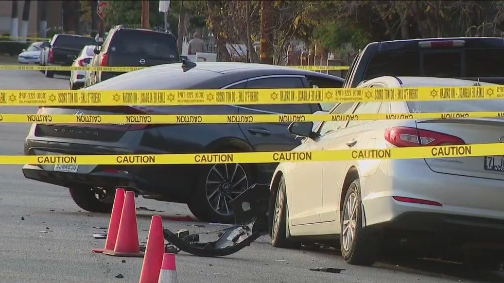 One killed in shooting, crash in Azusa