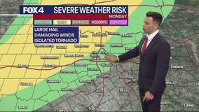 Dallas weather: April 15 afternoon forecast