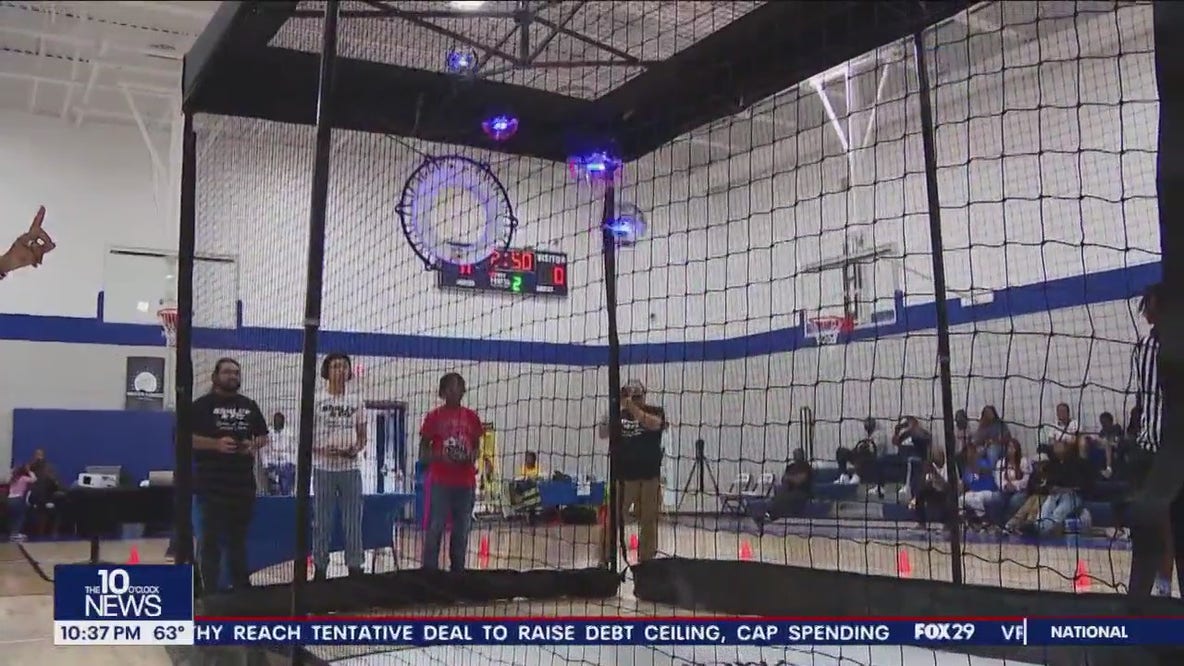 YMCA of Delaware kicks off drone soccer match