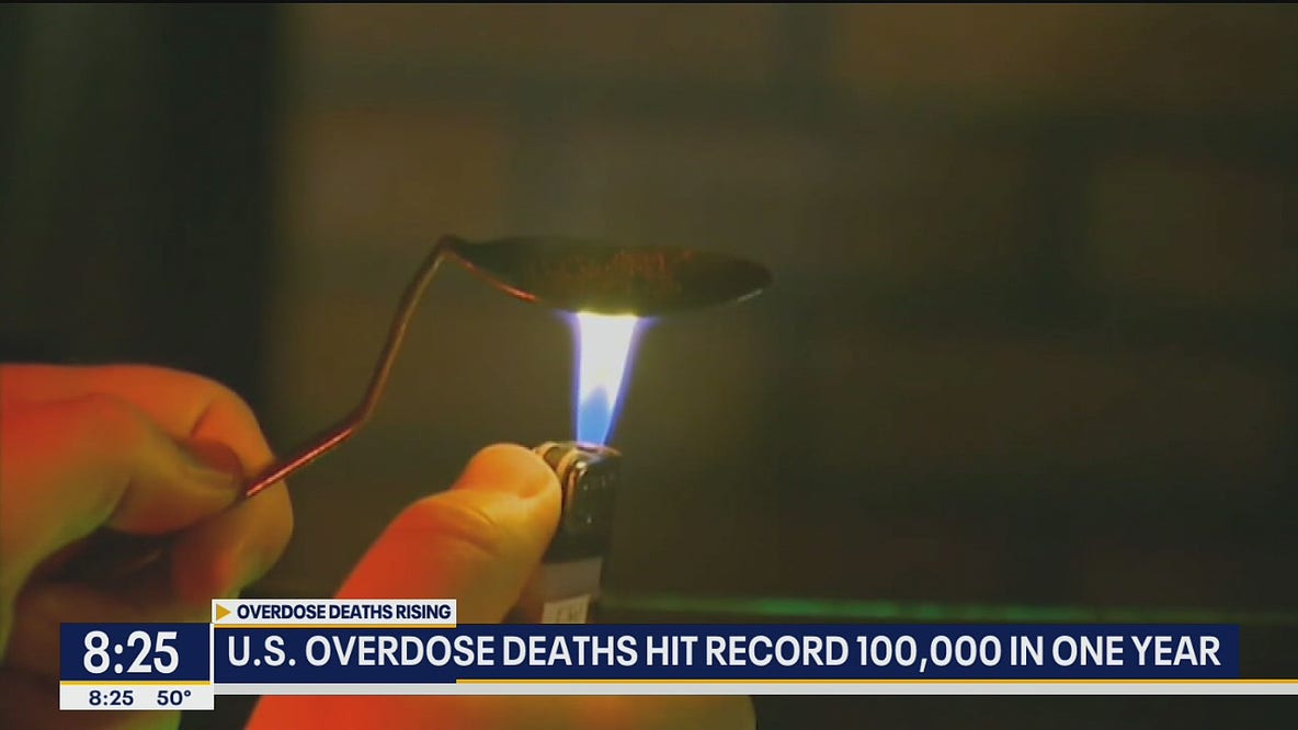 Drug overdose deaths hit record high in one year