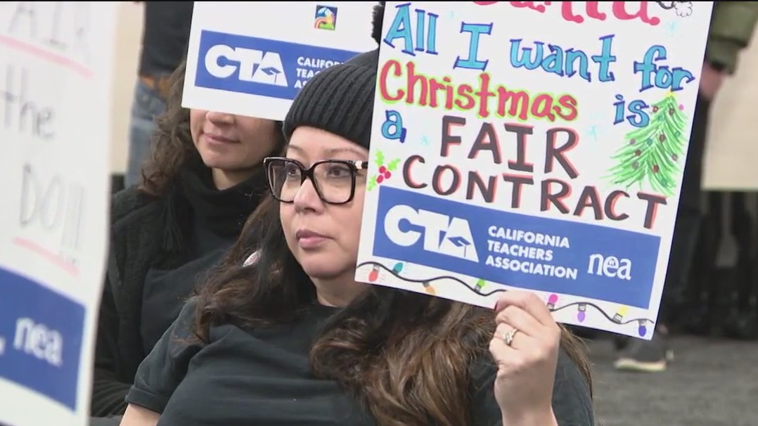 Frustrated teachers fill Pleasanton school board meeting, threaten strike