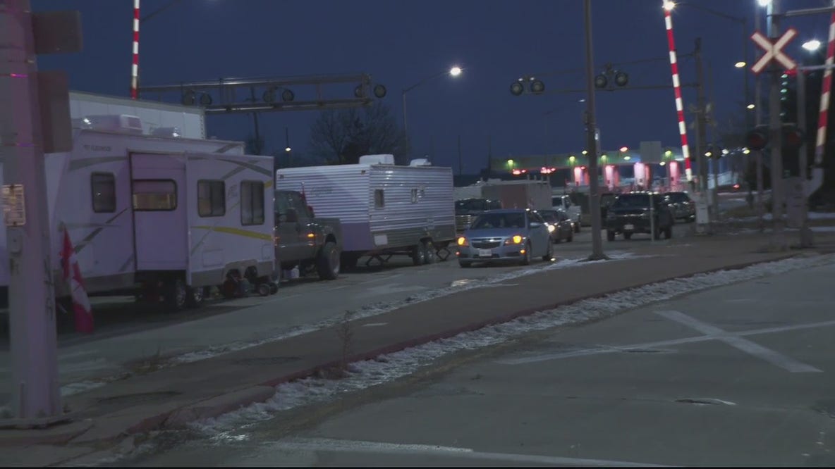 Protesters at Ambassador Bridge don't plan to leave any time soon