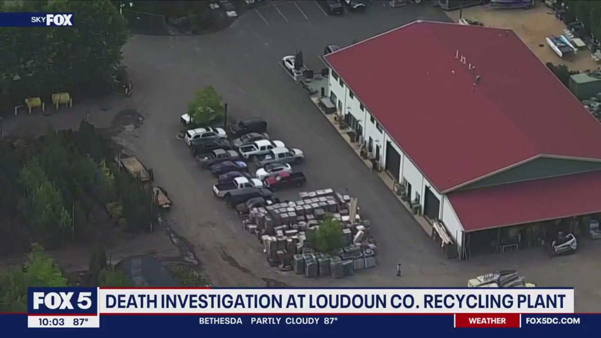 Death investigation at Loudoun County Recycling Plant