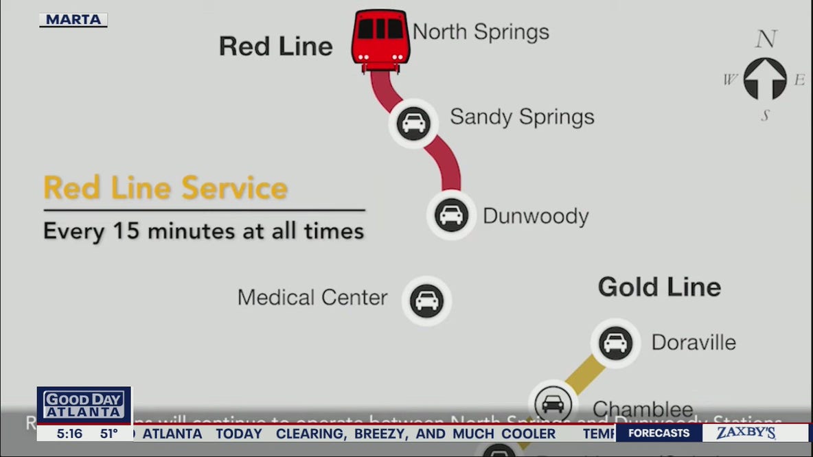 MARTA track replacement project begins Friday night