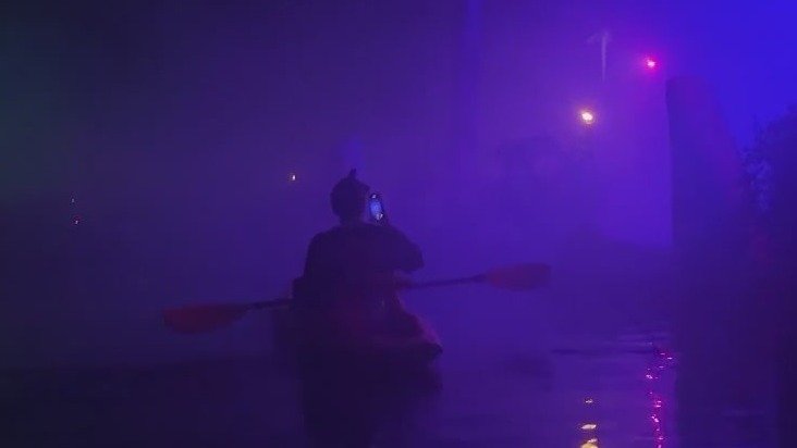 Haunting kayak attraction at Rock Springs Run