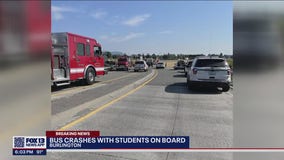 School bus rolls over in Burlington; minor injuries reported