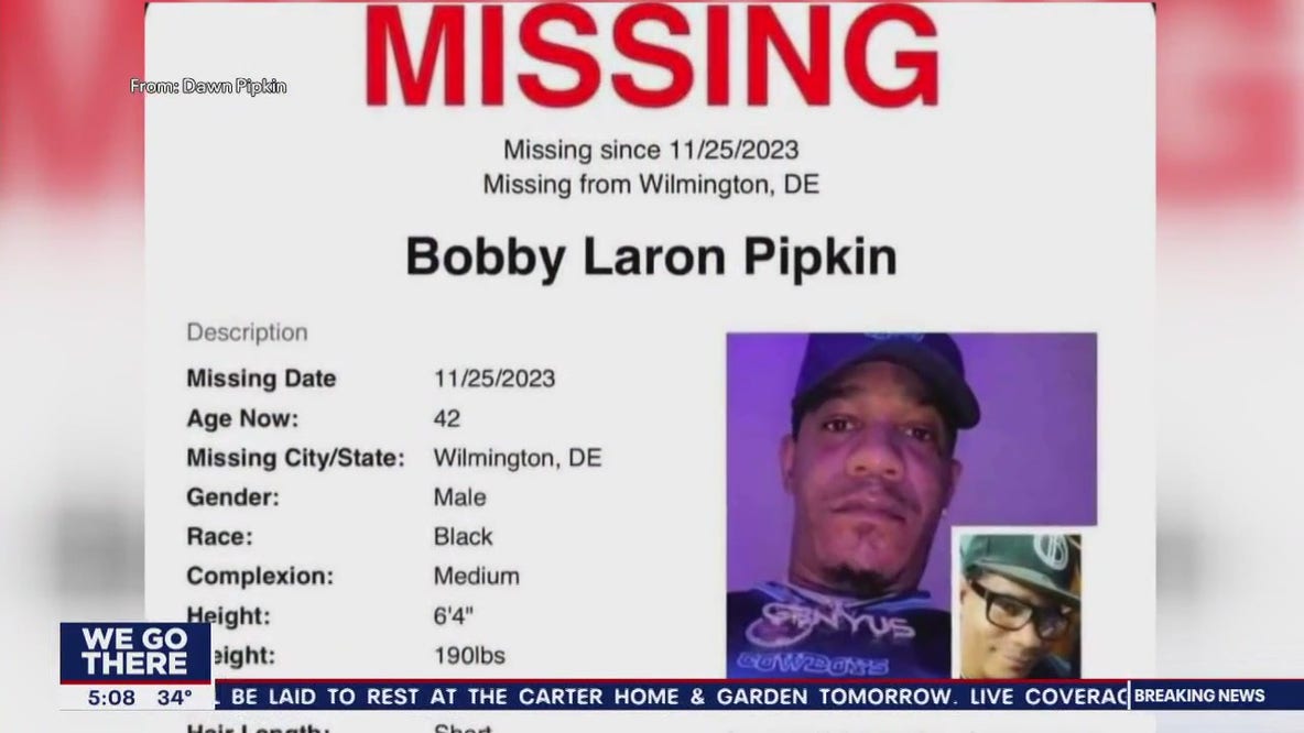 Wilmington family desperately looking for missing man last seen Thanksgiving weekend