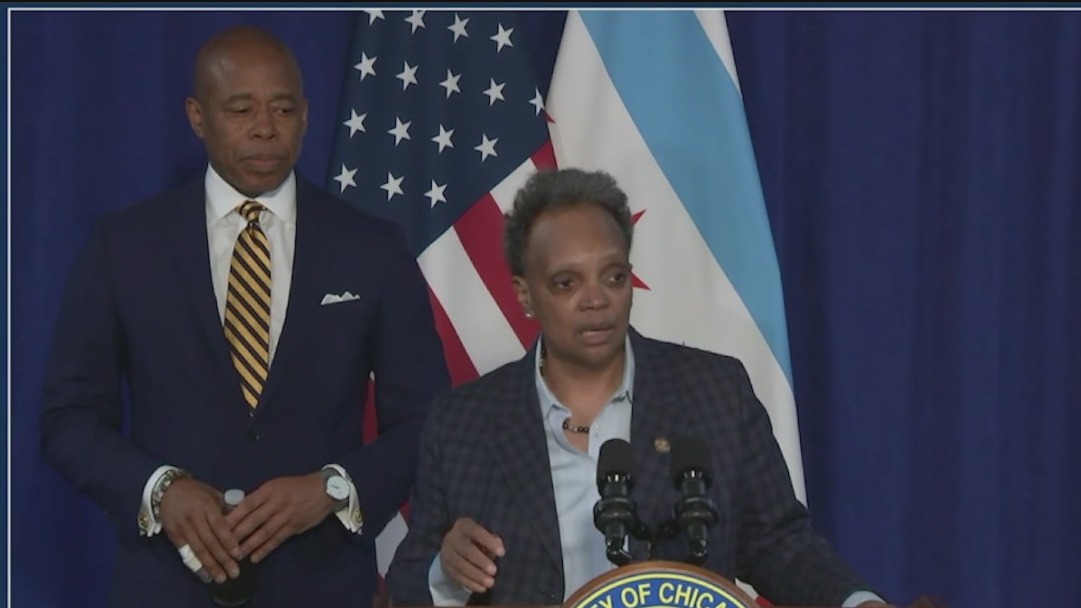 NYC, Chicago Mayors team up to fight crime