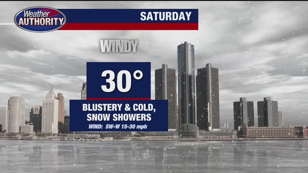 Occasional snow showers continue Saturday, Sunday