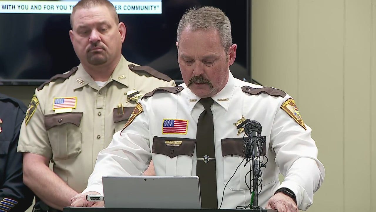 Emotional Minnesota sheriff holds news conference on deputy killed in ...