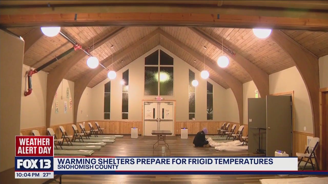 Warming Shelters Open As Frigid Temps Arrive | FOX 13 Seattle