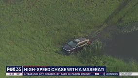 Stolen Maserati, Subaru crash, 3 in custody after pursuit in Florida police say