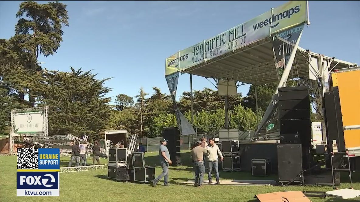 San Francisco fully embraces 4/20 cannabis party at Golden Gate Park's Hippie Hill