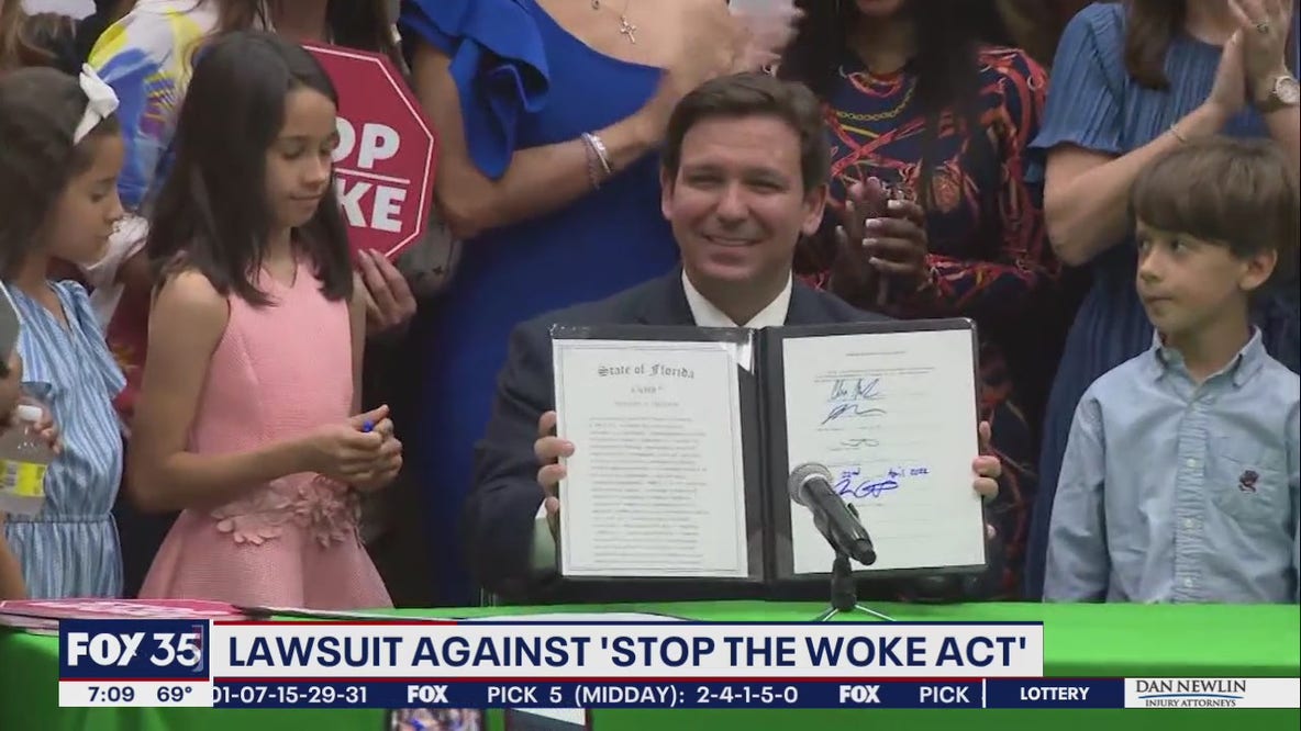 Lawsuit filed against Florida's 'Stop the Woke Act'