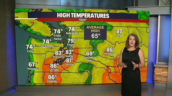 Seattle weather: Mostly sunny Mother's Day