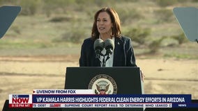 VP Kamala Harris promotes clean energy project in Arizona, doesn't visit border | LiveNOW from FOX