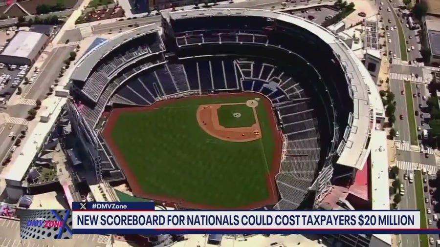D.C. could pay millions for a new Nationals scoreboard