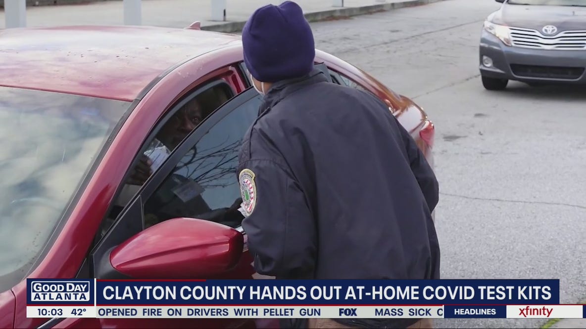 At-home COVID Test distribution in Clayton County
