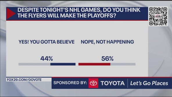 Do you think the Flyers will make the playoffs?