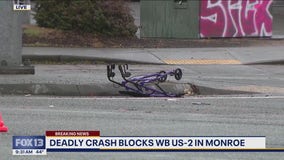 Deadly crash blocks WB US-2 in Monroe