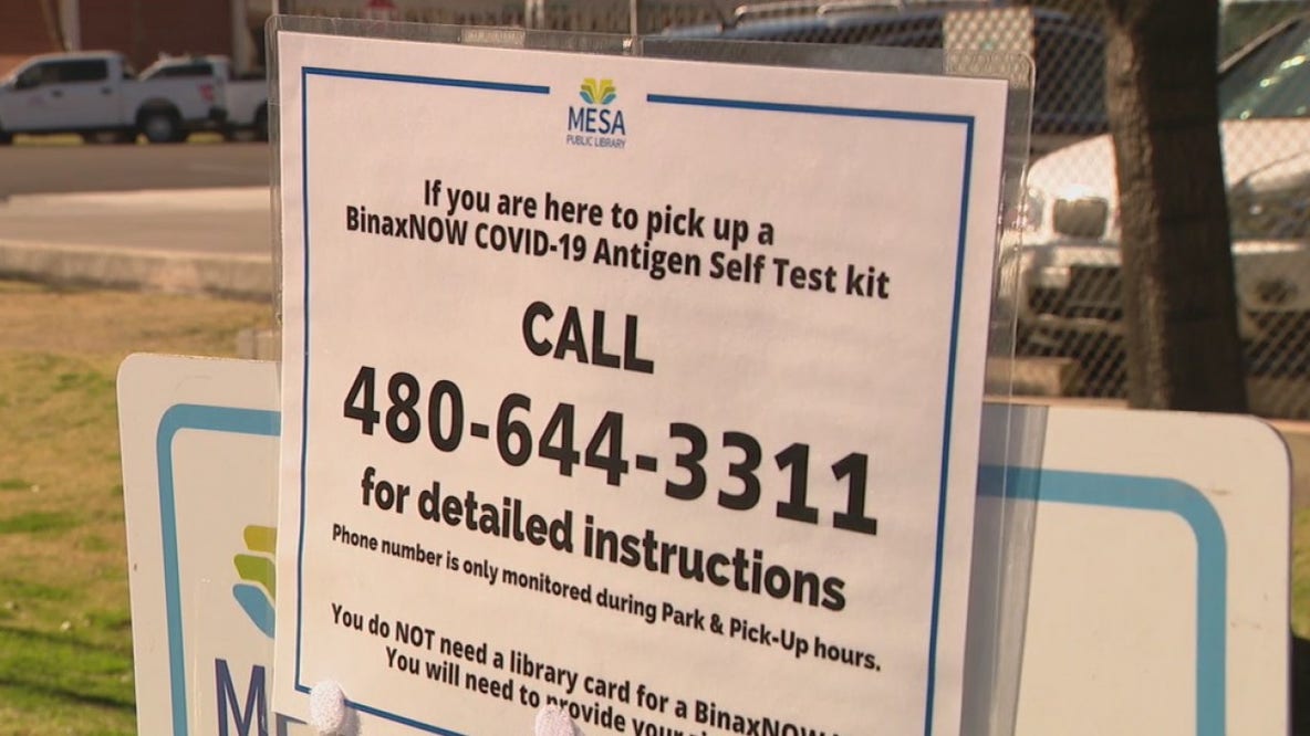 Mesa libraries giving away free at-home COVID-19 tests