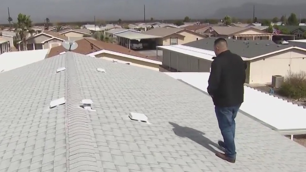 Community Cares: Arizona roofing company donates roof to woman in need