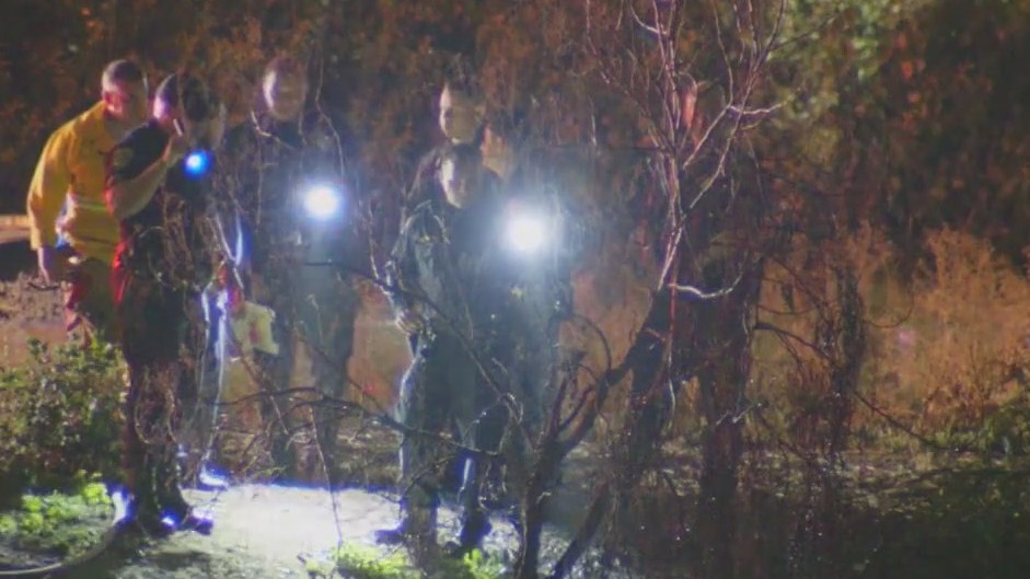 Burned body found along 5 Freeway
