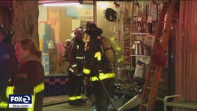 SF Inner Sunset fire damages apartments, local hardware store