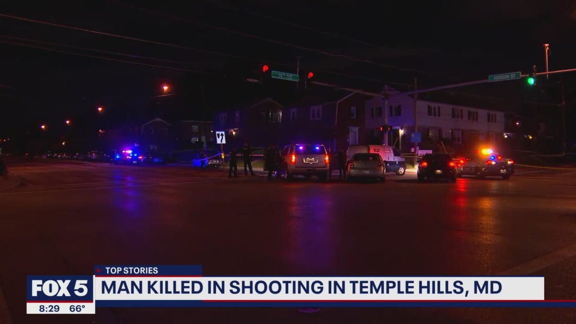 Man shot, killed in Temple Hills; no suspects or motives, police say