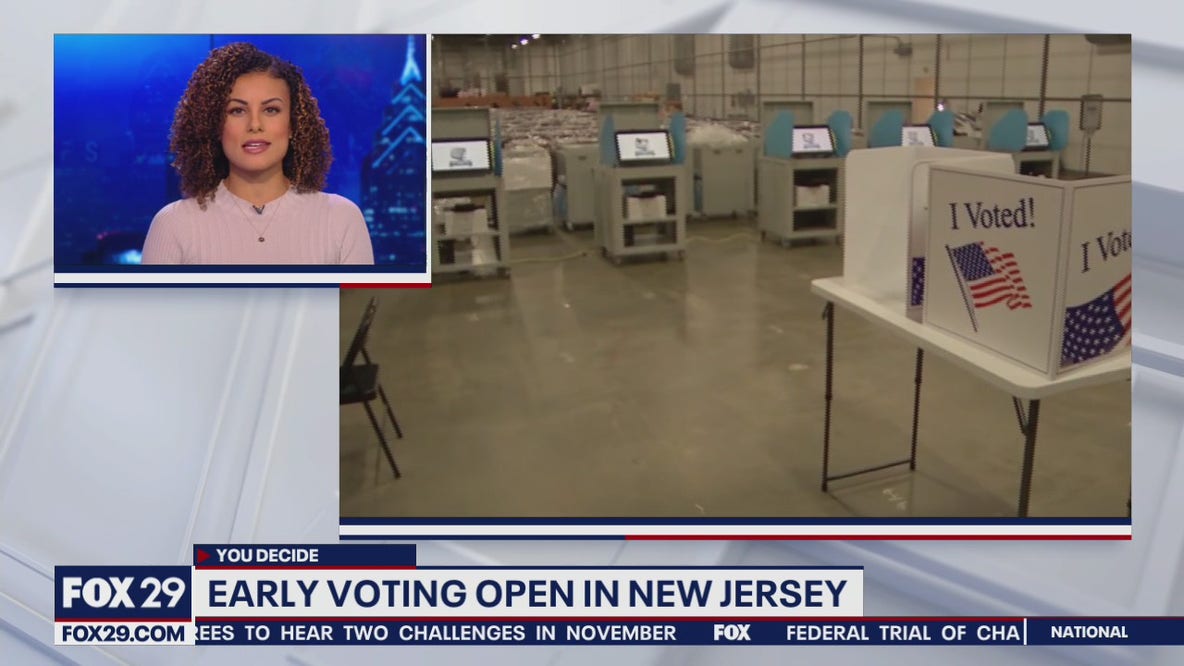 Early voting opens in New Jersey