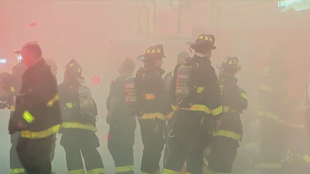 Chicago fire crews battle blaze at Chinatown supermarket