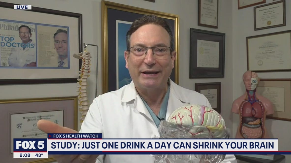 Study: Just one drink a day can shrink your brain