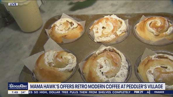 Mama Hawk's offers retro modern coffee at Peddler's Village