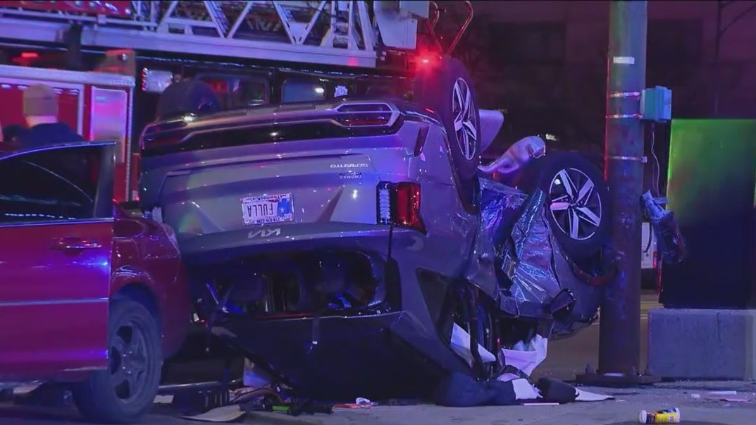 78-year-old woman killed in Northwest Side crash, 6 others hurt