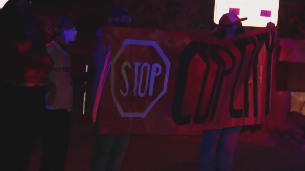 'Cop City' protest in Scottsdale neighborhood