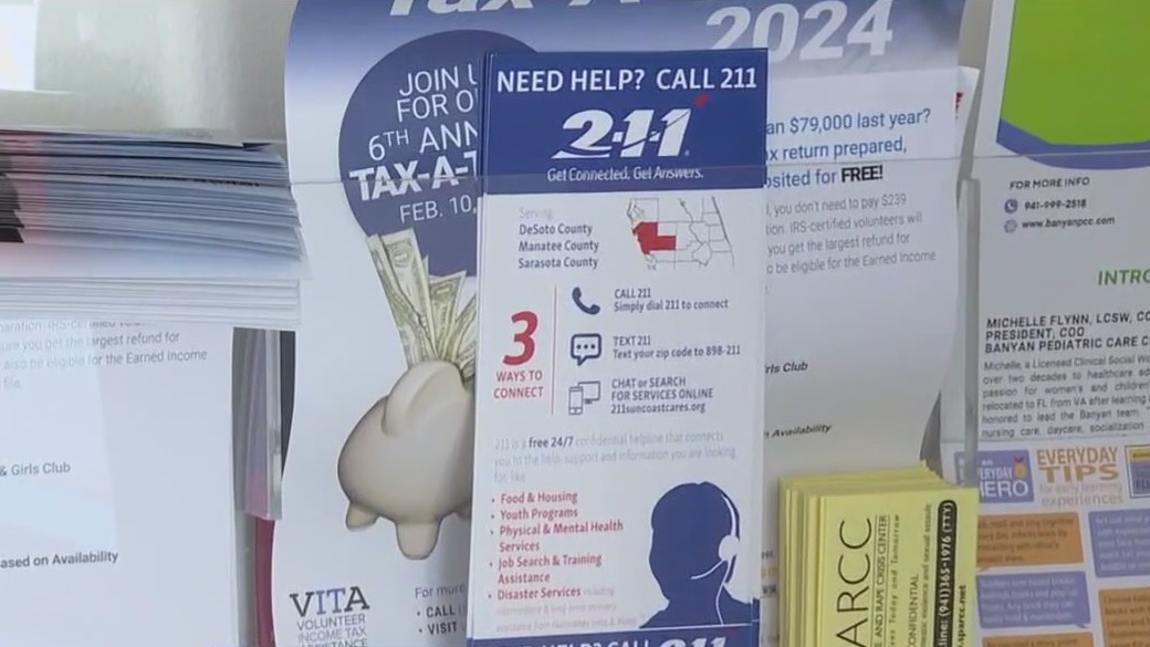 Sarasota County commissioners to weigh funding of 2-1-1 helpline