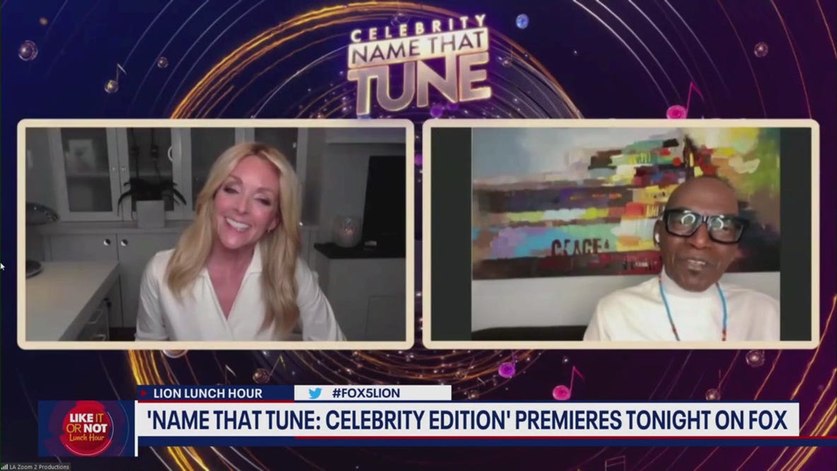 Randy Jackson, Jane Krakowski talk "Celebrity Name That Tune"