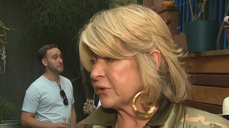 Martha Stewart discusses her efforts to end hunger in LA on Super Sunday