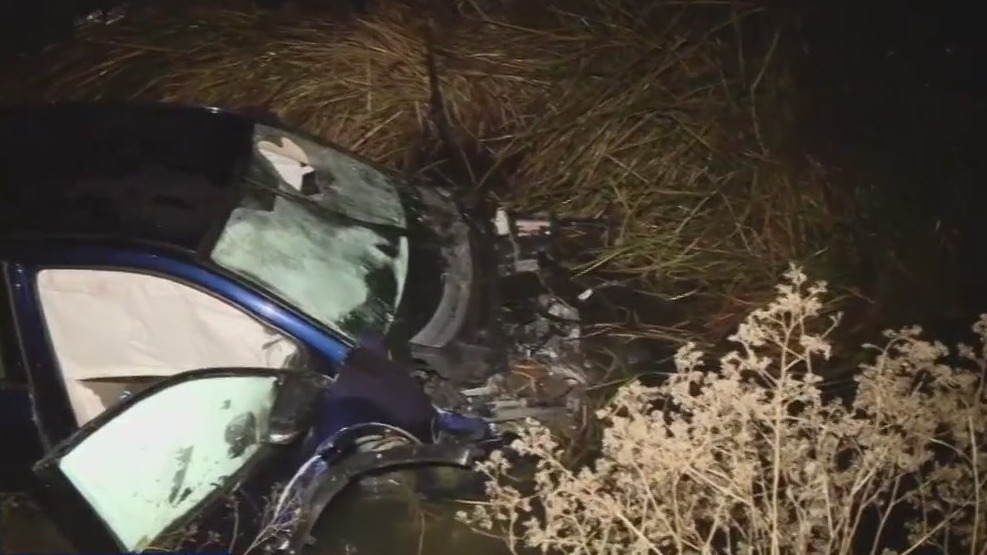Family of four traveling home crash near Livermore