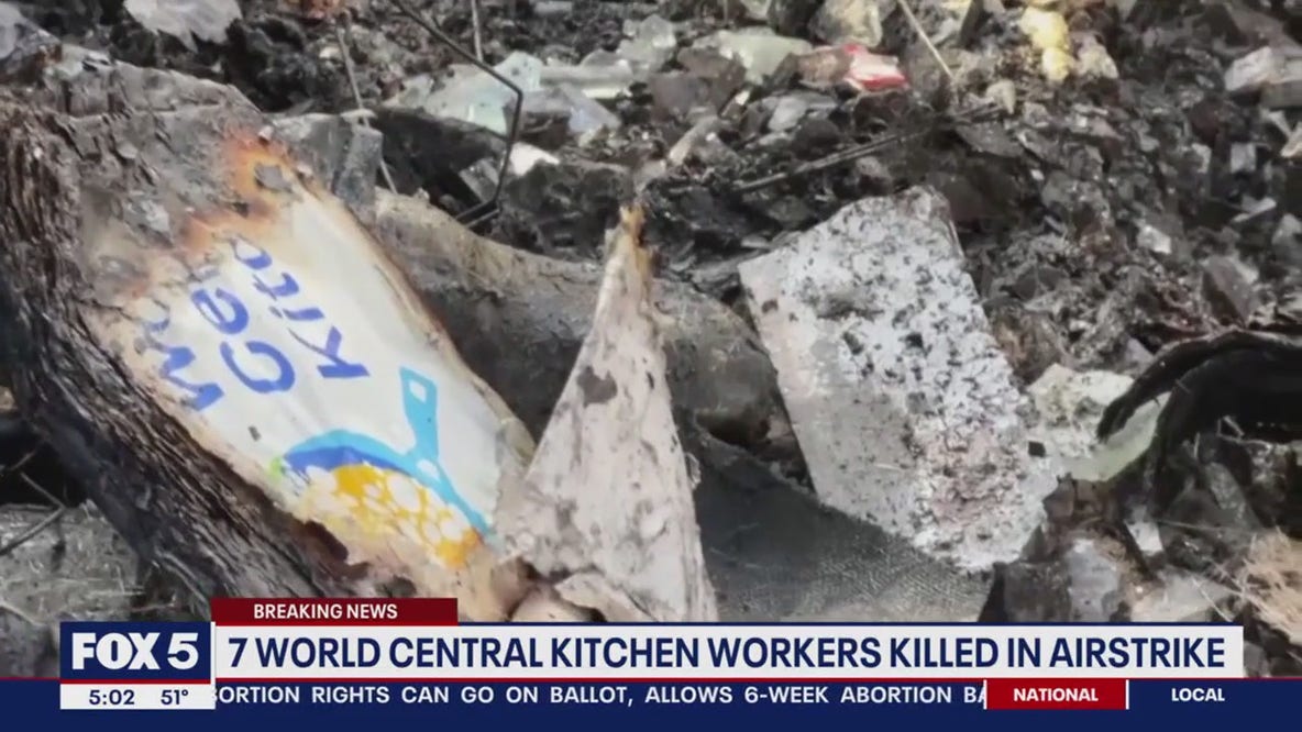 7 World Central Kitchen volunteers among victims of deadly Israeli airstrike in Gaza